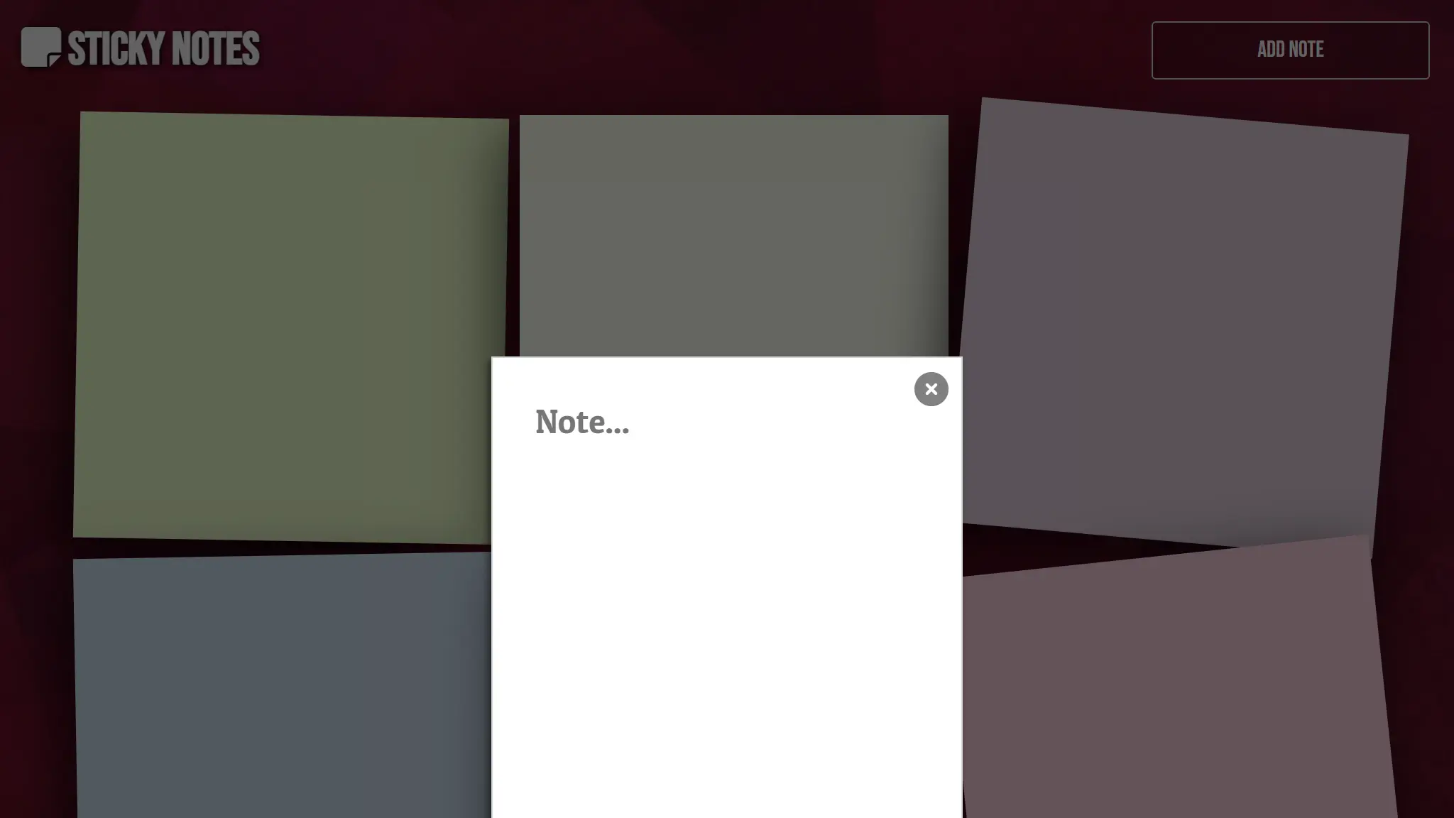 Sticky Notes
